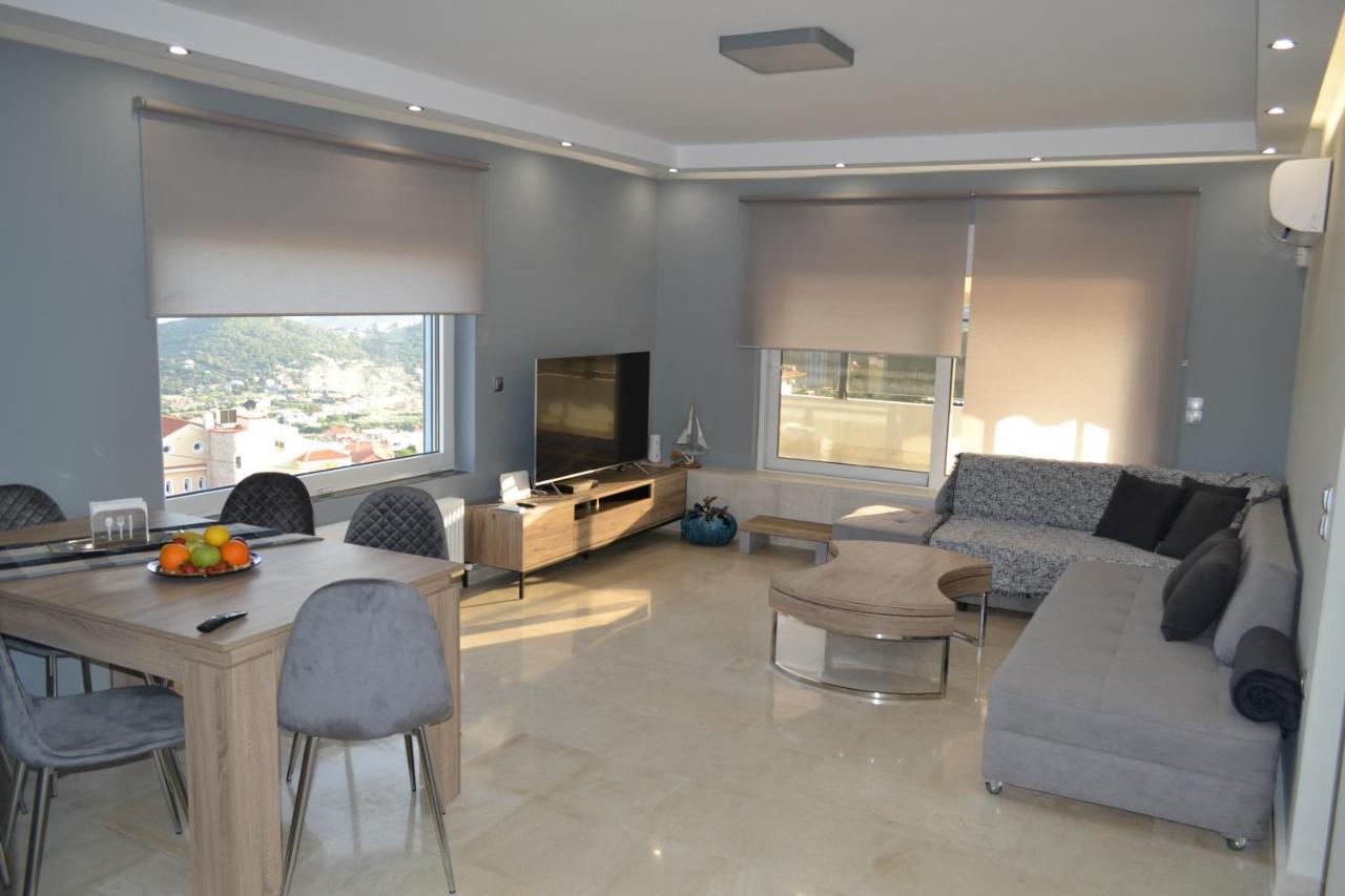 "Stergiou Luxury Apartments" Με Κοινη Πισινα Saronida Ngoại thất bức ảnh