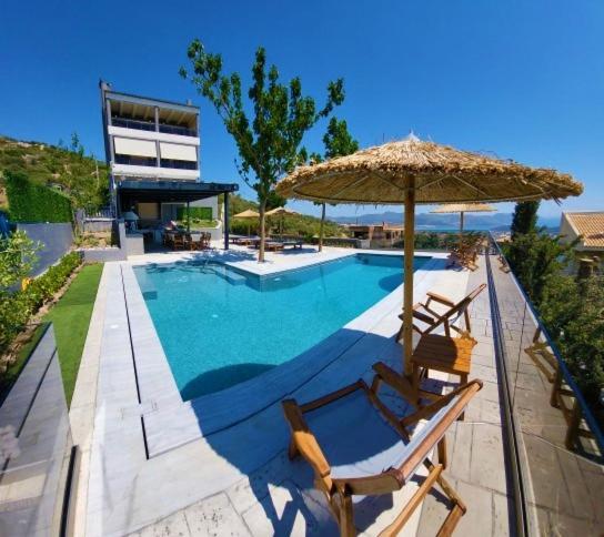 "Stergiou Luxury Apartments" Με Κοινη Πισινα Saronida Ngoại thất bức ảnh