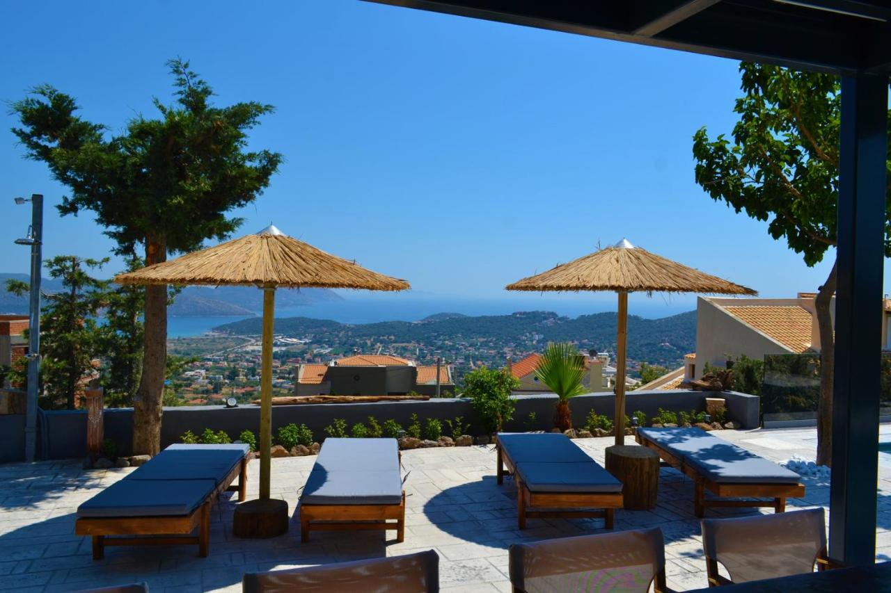 "Stergiou Luxury Apartments" Με Κοινη Πισινα Saronida Ngoại thất bức ảnh