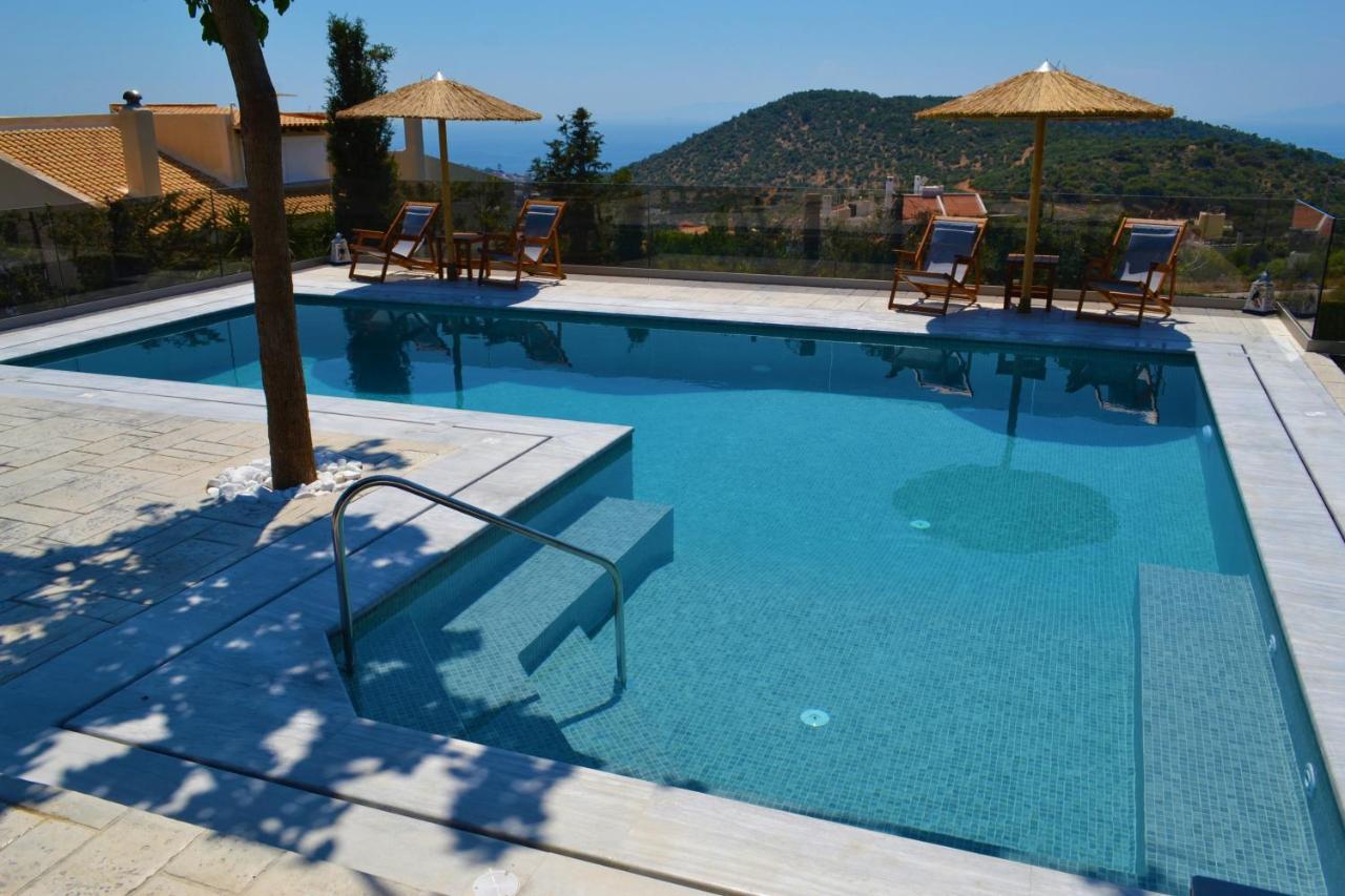 "Stergiou Luxury Apartments" Με Κοινη Πισινα Saronida Ngoại thất bức ảnh
