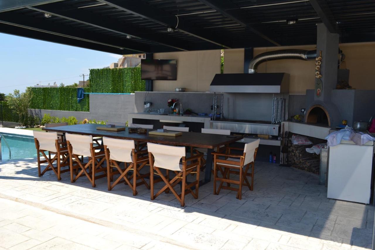 "Stergiou Luxury Apartments" Με Κοινη Πισινα Saronida Ngoại thất bức ảnh