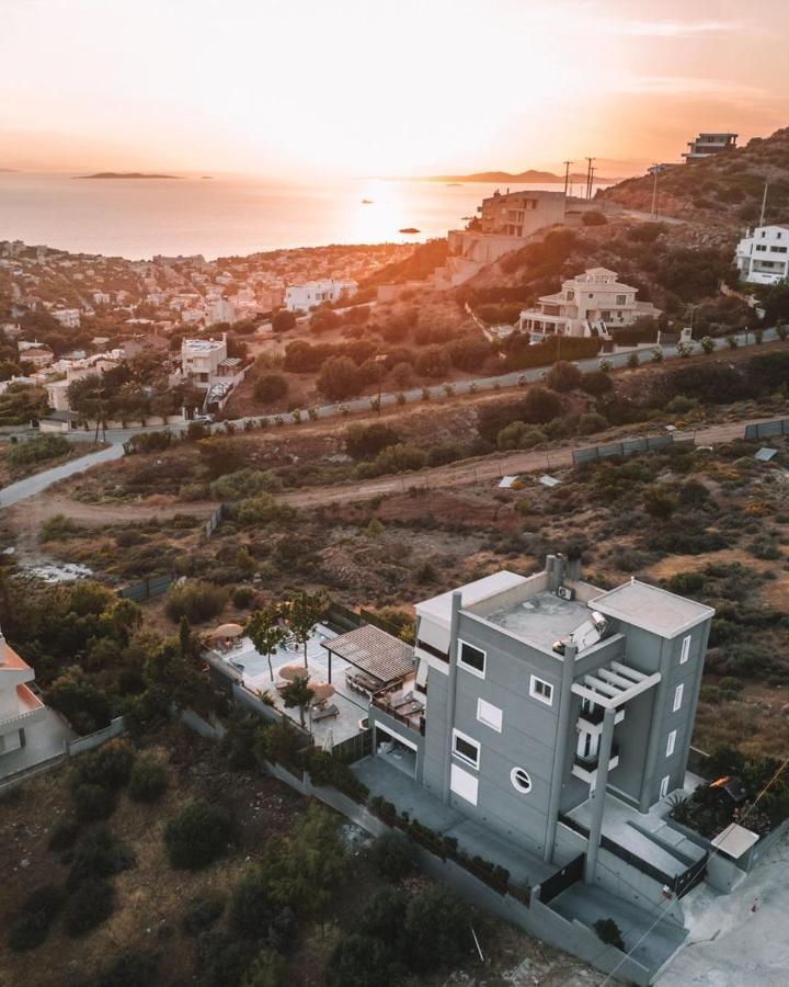 "Stergiou Luxury Apartments" Με Κοινη Πισινα Saronida Ngoại thất bức ảnh