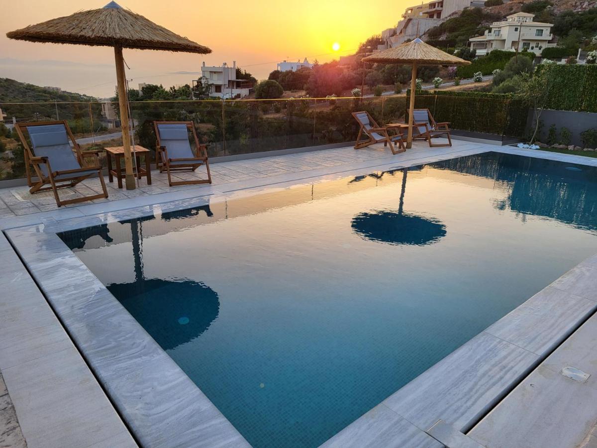 "Stergiou Luxury Apartments" Με Κοινη Πισινα Saronida Ngoại thất bức ảnh