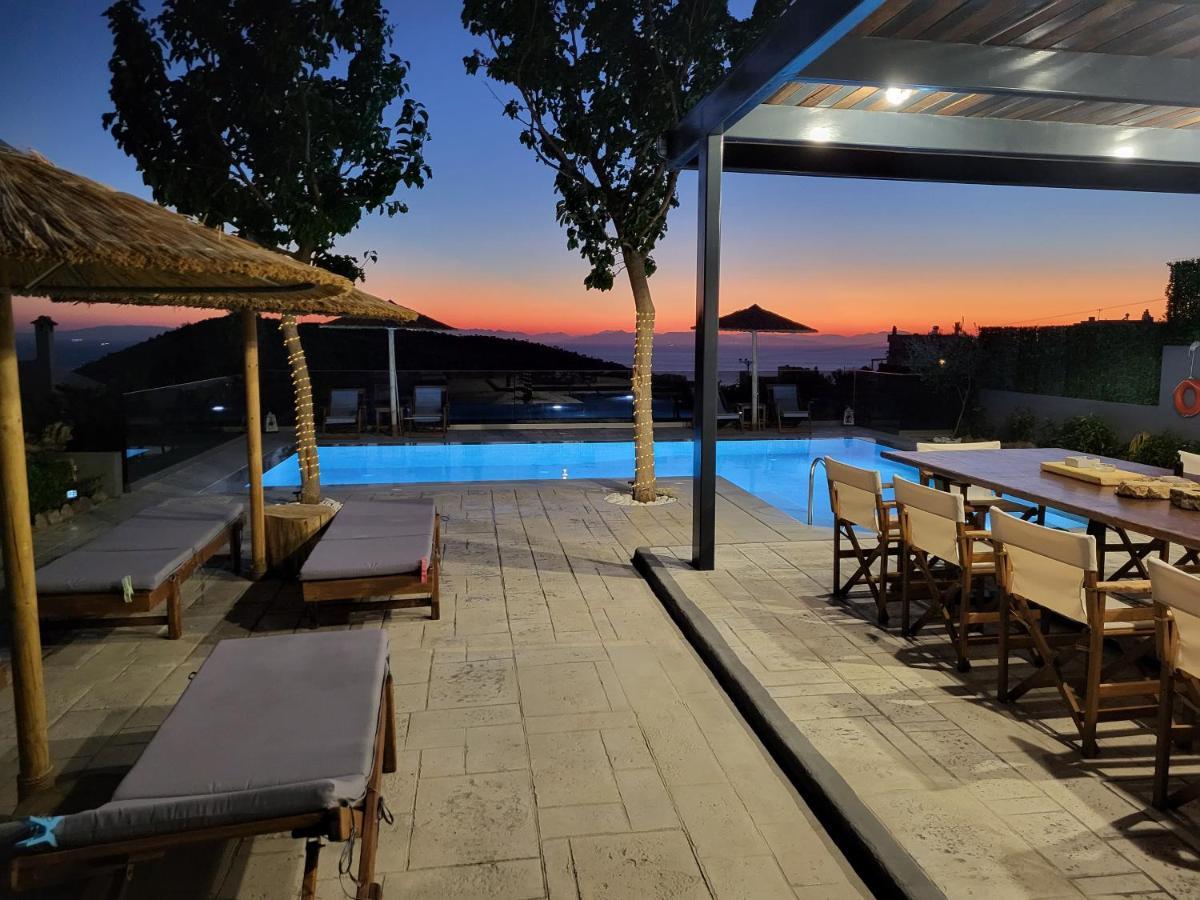 "Stergiou Luxury Apartments" Με Κοινη Πισινα Saronida Ngoại thất bức ảnh