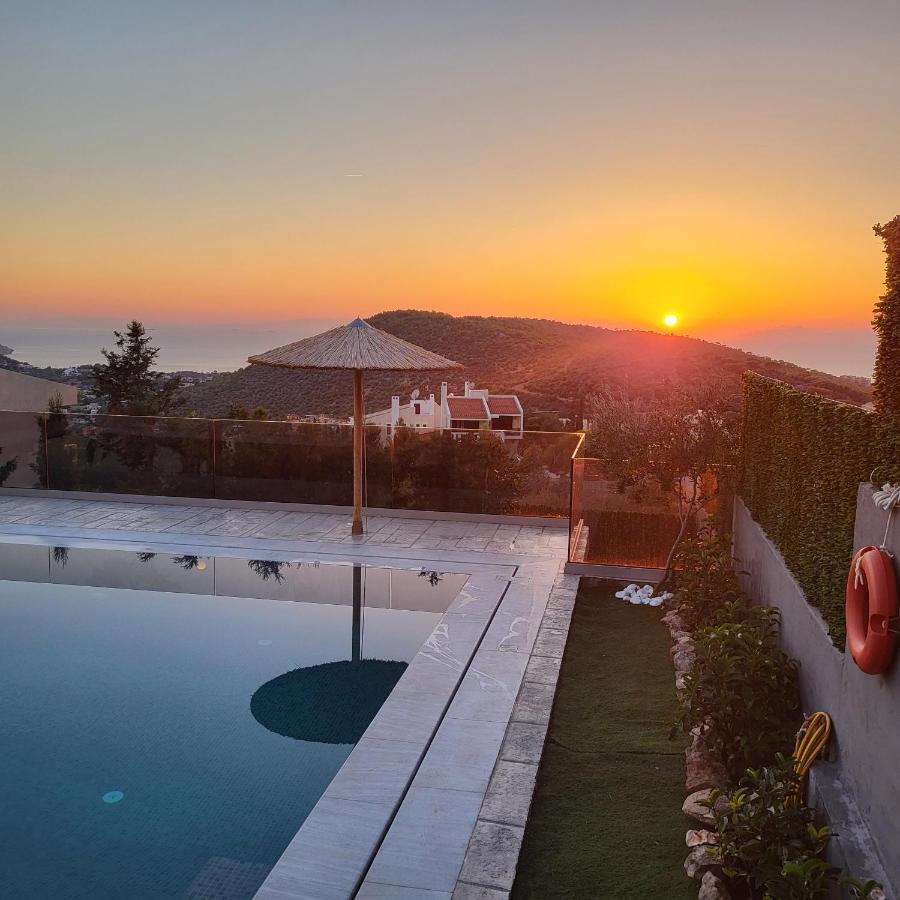 "Stergiou Luxury Apartments" Με Κοινη Πισινα Saronida Ngoại thất bức ảnh